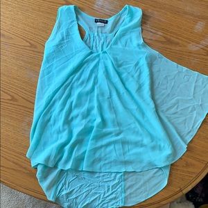 Blue tank
